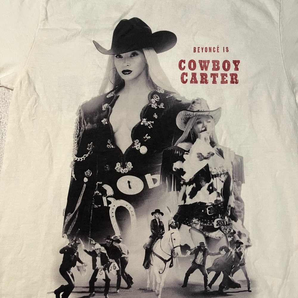 Beyonce Official Cowboy Carter HTX Merch T-Shirt - M- NEW
